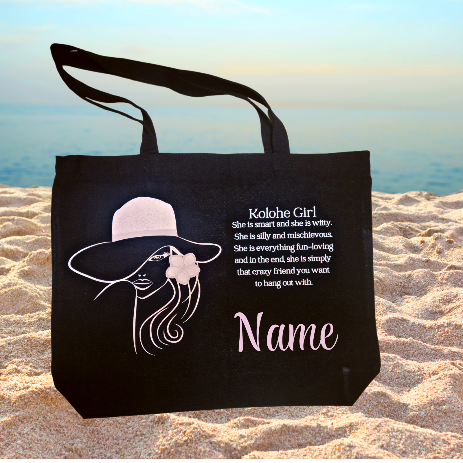 Customizable Name Tote Bag – Halaballoo